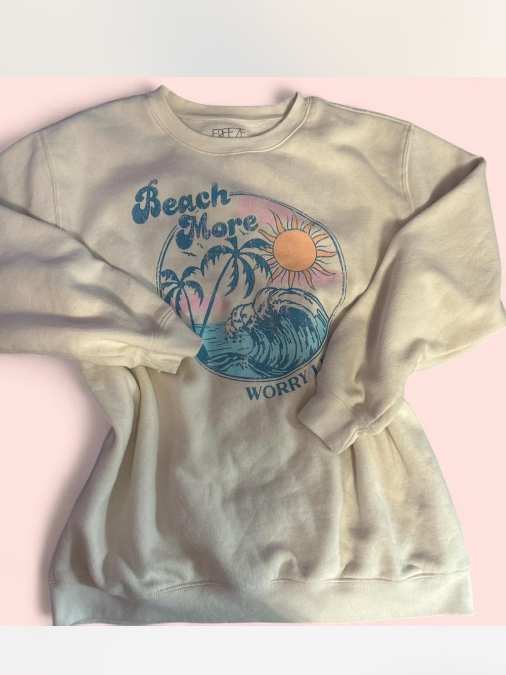 Freeze Cream Pullover Sweatshirt